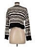 Zara Chevron-herringbone Black Pullover Sweater Size M - photo 2