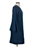 Ann Taylor Solid Blue Casual Dress Size S - photo 4