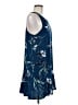 Leith 100% Polyester Blue Casual Dress Size M - photo 4