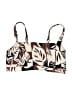 Swim Systems Print Brown Swimsuit Top Size DDD - photo 1