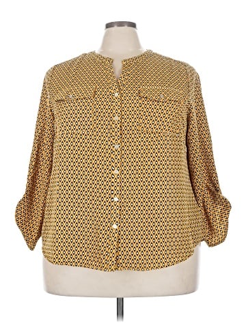 Notations 3/4 Sleeve Blouse (view 1)