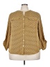 Notations Polka Dots Gold 3/4 Sleeve Blouse Size 3X - photo 1
