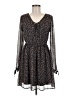 Maurices 100% Polyester Paisley Black Casual Dress Size M - photo 1