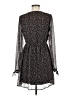 Maurices 100% Polyester Paisley Black Casual Dress Size M - photo 2