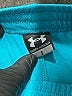 Under Armour 100% Polyester Solid Teal Athletic Shorts Size 6 - photo 3