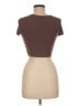 Zara Brown Short Sleeve Turtleneck Size M - photo 2