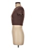 Zara Brown Short Sleeve Turtleneck Size M - photo 5