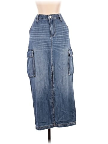 Liverpool Los Angeles Denim Skirt (view 1)
