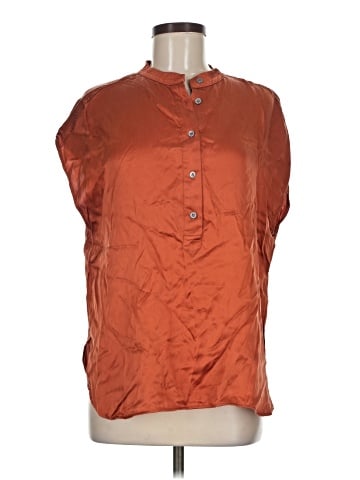Banana Republic Short Sleeve Silk Top (view 1)