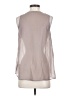 Chloe K 100% Polyester Gray Sleeveless Blouse Size S - photo 2