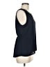 Brixon Ivy 100% Polyester Blue Sleeveless Blouse Size M - photo 4