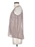 Chloe K 100% Polyester Gray Sleeveless Blouse Size S - photo 5
