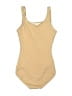 Capezio Solid Tan One Piece Swimsuit Size S - photo 2