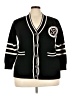 Sandro 100% Polyester Black Cardigan Size XXL (estimated) - photo 1