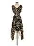 Kensie Animal Print Black Cocktail Dress Size 4 - photo 1