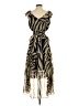 Kensie Animal Print Black Cocktail Dress Size 4 - photo 2