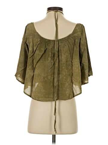 Blue Life 3/4 Sleeve Blouse (view 2)