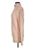 Point Sur Color Block Pink Turtleneck Sweater Size M - photo 5