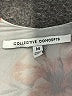 Collective Concepts Floral Gray Romper Size M - photo 4