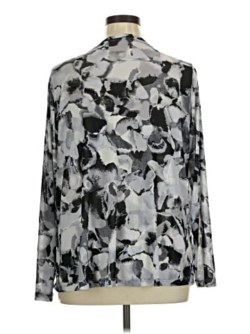 LOGO by Lori Goldstein Long Sleeve Blouse (view 2)