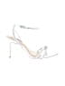 BCBGMAXAZRIA Silver Sandals Size 7 1/2 - photo 1
