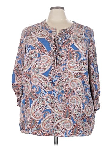 Faded Glory 3/4 Sleeve Blouse (view 1)
