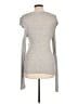 Madewell Gray Ruffle-Sleeve Pullover Sweater Size L - photo 2