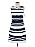 DressBarn Stripes Blue Casual Dress Size 6 - photo 1