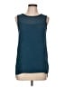 Vince. 100% Silk Teal Sleeveless Top Size L - photo 1