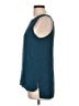 Vince. 100% Silk Teal Sleeveless Top Size L - photo 5