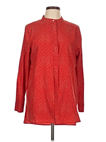Lauren by Ralph Lauren Long Sleeve Button-Down Shirt (view 1)