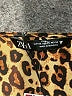 Zara 100% Polyester Animal Print Brown Cocktail Dress Size XS - photo 7