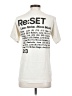 Re.Set 100% Cotton Ivory Short Sleeve T-Shirt Size S - photo 2