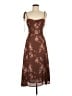 2Bella 100% Polyester Floral Brown Casual Dress Size M - photo 1