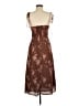 2Bella 100% Polyester Floral Brown Casual Dress Size M - photo 2