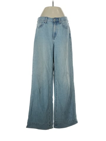 Madewell Superwide-Leg Jeans in Lintz Wash (view 1)