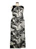 Avenue Graphic Silver Cocktail Dress Size 18 Plus - photo 1
