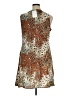 Notations 100% Rayon Animal Print Brown Cocktail Dress Size XL - photo 2