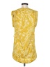 Love 21 100% Polyester Yellow Short Sleeve Blouse Size XS - photo 2