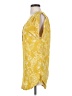 Love 21 100% Polyester Yellow Short Sleeve Blouse Size XS - photo 5