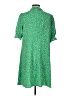 DKNY 100% Polyester Green Casual Dress Size 12 - photo 2