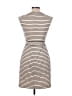 Marella Stripes Ivory Casual Dress Size EU 42 / US 12 - photo 2