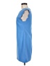 Everly Solid Blue Casual Dress Size M - photo 5