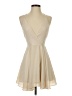 Kimchi Blue Solid Tan Cocktail Dress Size S - photo 1