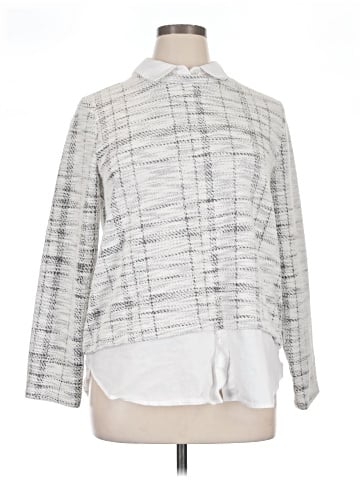 Ann Taylor Factory Long Sleeve Blouse (view 1)