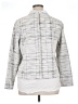 Ann Taylor Factory Silver Long Sleeve Blouse Size XL - photo 2
