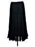 Vince. 100% Polyester Solid Black Formal Skirt Size 8 - photo 2