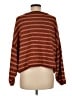 Free People Stripes Brown Pullover Sweater Size M - photo 2