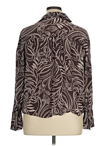 a.n.a. A New Approach Long Sleeve Blouse (view 2)