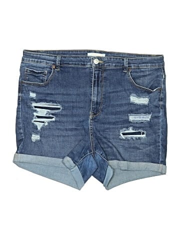 Wax Jean Denim Shorts (view 1)